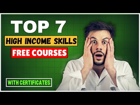 Top 7 High Income Skills with Free Courses + Certificates in 2024 – Boost Your Career!