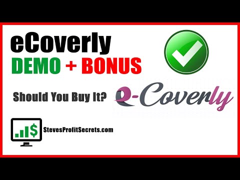 eCoverly Demo + Bonus