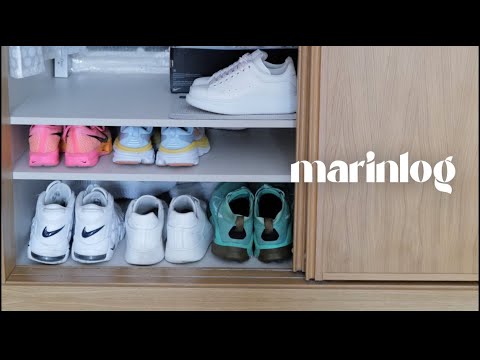 Silent vlog aesthetic | Minimalist decluttering shoes