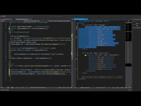 Xamarin 101 - Como Leer un Archivo XML + uso del Control Picker