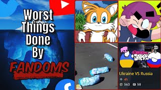 the WORST Things Done By Fandoms Iceberg
