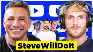 SteveWillDoIt Addresses NELK Boys Drama, CRASHES OUT on MrBeast & Logan Paul, YouTube BAN: EP 483