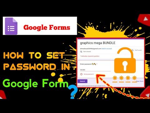 Google form Me Password Kaise Lagaye | how to set password