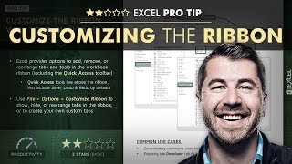 EXCEL PRO TIP: Customizing the Ribbon