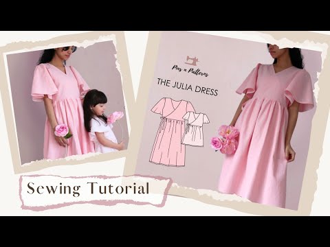 DIY Easy Wrap Dress + Sewing Patterns [ Beginner Sewing ] - PINS N PATTERNS