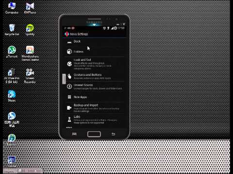 How to apply a UCCW skin on your Homescreen