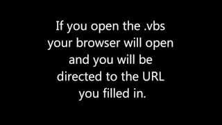 vbs - open internet/URL - tutorial