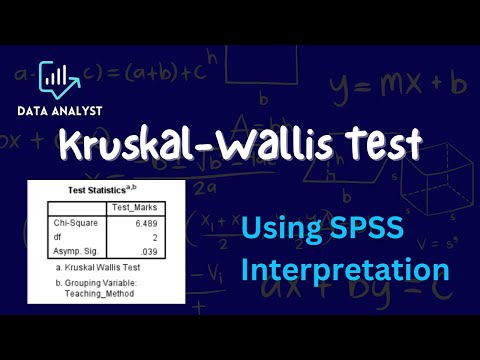 Kruskal Wallis Test Simplified: Analyze Group Differences Without ANOVA | SPSS