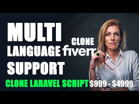 Fiverr clone script php multi language support