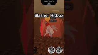 Slasher Hitbox 😭 #roblox #forsaken #shorts #slasher #hitbox