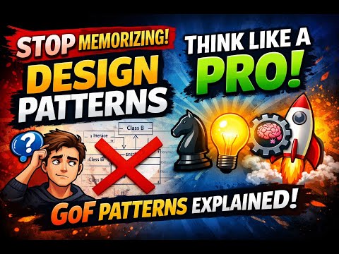 STOP Memorizing Design Patterns ❌ | GoF Design Patterns Explained Simply 🚀