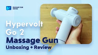 Hypervolt Go 2 Massage Gun Video Review - Unboxing, Attachments, Tests & Comparison