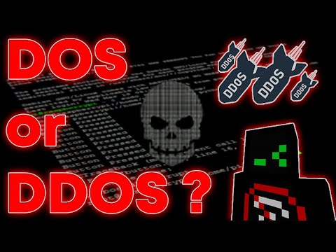 WHAT IS A DDOS AND A DOS ? | How do they work ?