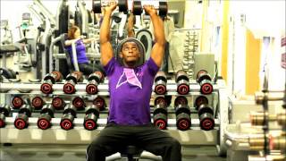 Athletes Active  - Dumbbell Shoulder Press exercise