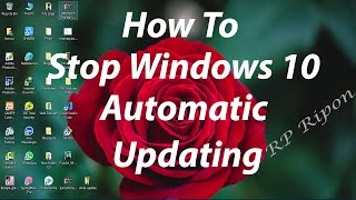 How to stop auto update in windows 10 home | Automatically | Updates | Downloading & Installing