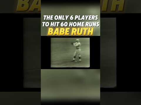 The First Player Ever to Crush 60 Home Runs #baseball #mlb #baberuth