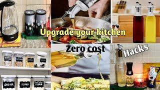 Zero Cost Kitchen Organisation | kitchen Hacks | space saving ideas