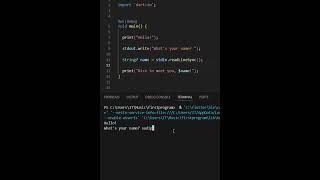 Learn Dart Input in Under a Minute #dart #flutter