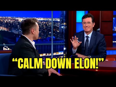 Elon Musk Furious with Stephen Colbert After Feisty Accusations on Live Show