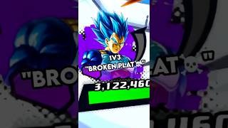 "LF EVO Vegeta SOLOES A 1V3 With His INSANE PLAT 😈🔥” (Dragon Ball Legends) #dblegends #dbl #shorts