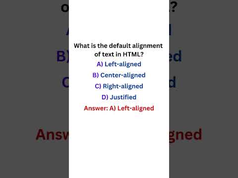 HTML Interview MCQ Questions  #itsector #computerquiz#html @TCYBILL_Technology #interview