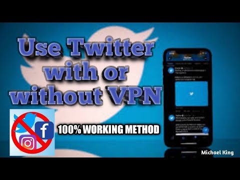 How to use access TWITTER with and without vpn in any banned country