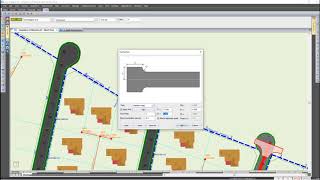 Civil Designer software FAQ - Real-time junction design preview - Hammer Head cul-de-sac