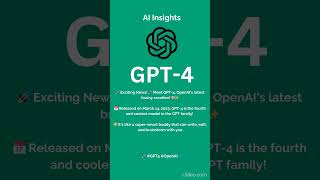 ChatGPT 4|Best AI #techinnovation ##aiinspiration #aiexploration #chatgpt #generativeai