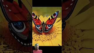 "Butterfly Transformation😁 Woman Takes Flight in Magical AGT Performance!"#agt2024 #short #shorts