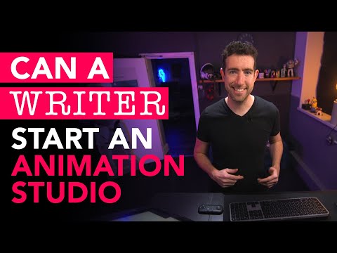 How can a writer start an animation studio?