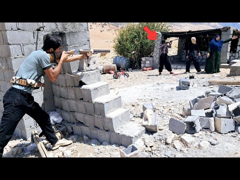 The modernization of Ramin's house by Afshin's mother's people,💔😭