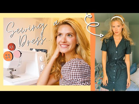 I MADE A VINTAGE STYLE DRESS | DIY Sewing
