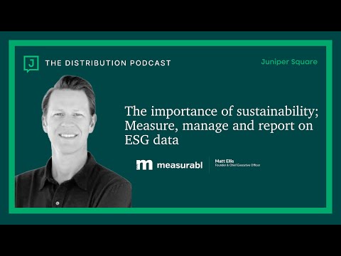 #9: The Importance of Sustainability - Matt Ellis - Founder & CEO of Measurabl