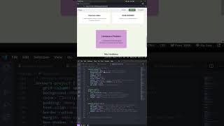 POV: CSS transformation - #vscode  #coding #css #website  #programming