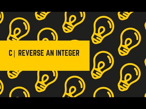 C program to reverse a number