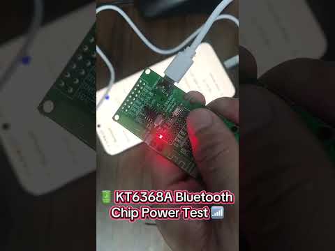 📊 KT6368A Bluetooth Chip - Power Consumption Analysis #aiot #iot  #embeddedsystems #bluetooth