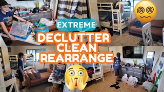 EXTREME BEDROOM DECLUTTERING & CLEANING || GETTING RID OF EVERYTHING || MINIMALISM JOURNEY 2025