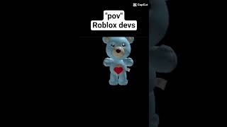 " pov" Roblox devs be like #funny #roblox #fyp #familyguy