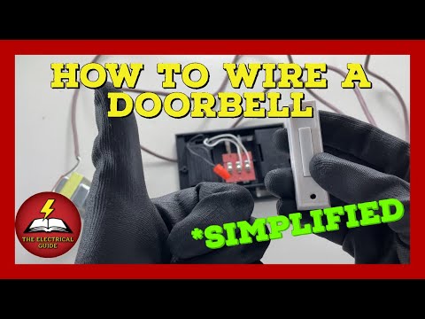 How to wire a simple doorbell circuit - Super Simple Doorbell Wiring - The Electrical Guide *UPDATED