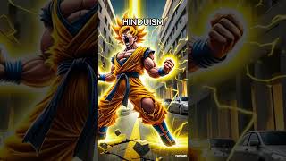 Using AI to imagine Goku with different faiths.