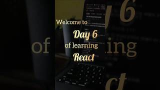 Day 6 of Learning React #react #challenge #coding #codechallenge #frontend #javascript #frontend