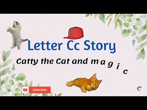 Phonic Story |Letter C Story |Catty the Cat and magic cap|Phonic sound c story|YamEase kifs