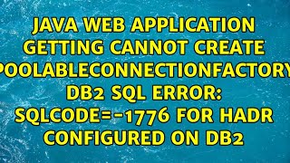 SQLCODE=-1776 for HADR configured on DB2