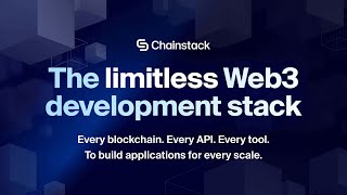 Chainstack - the limitless Web3 development stack