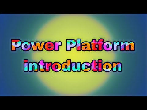 Power Platform introduction