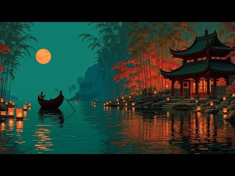 Peaceful Meditation Music | Asian Bamboo Flute & Guzheng for Sleep, Yoga, Spa & Stress Relief