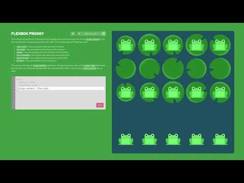 Flexbox Froggy: A game for learning CSS flexbox | Trailer