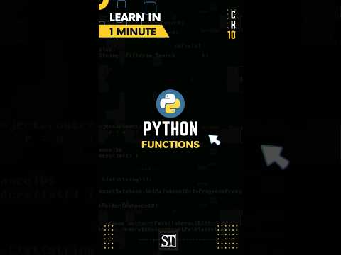 Python Functions in 1 minute #python #codingshorts #pythonfunction #coding #shorts