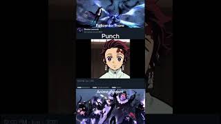 Punch | Demon Slayer | Anime | #shorts #viralshorts #anime #demonslayer #shadowmornarch #shadow