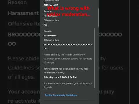 I got banned from Roblox...